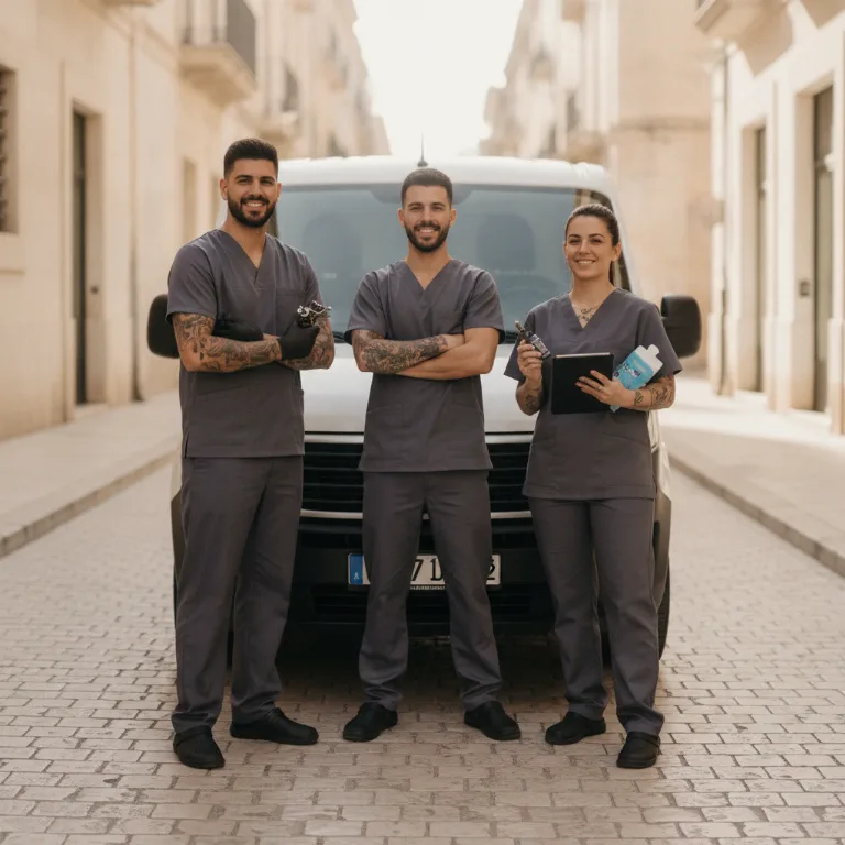 Tatuador equipo en Valdefuentes